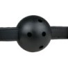 Museruola a sfera con palla in PVC - Nero