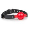 Bal knevel met PVC bal - Rood