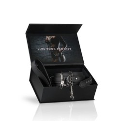 Lederen Halsband met Kettingen voor Tepels