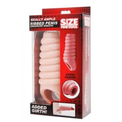 Funda realzadora de pene con textura acanalada Really Ample