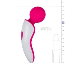 Mini Wand Massager - Pink / White