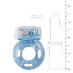 Anel vibratório para o pénis com estimulador de clitóris com tachas
