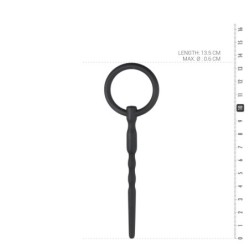 Tapón Peniano de Silicona con Anillo de Tiro
