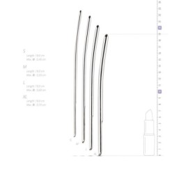Urethrale dilators Sinner met één uiteinde - Set van vier stuks
