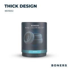 Kit de 3 anéis Boners (anéis planos)
