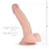 Realistyczne dildo Derek - 22 cm