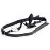 Harness with cock ring and butt plug