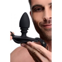 Imbracatura con anello per il pene e plug anale