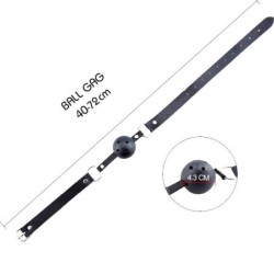 Discretion Ademende Knevel Zwart