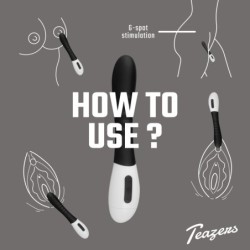 Vibrador de ponto G Teazers - Preto