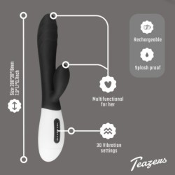 Teazers Konijnen Vibrator - Zwart