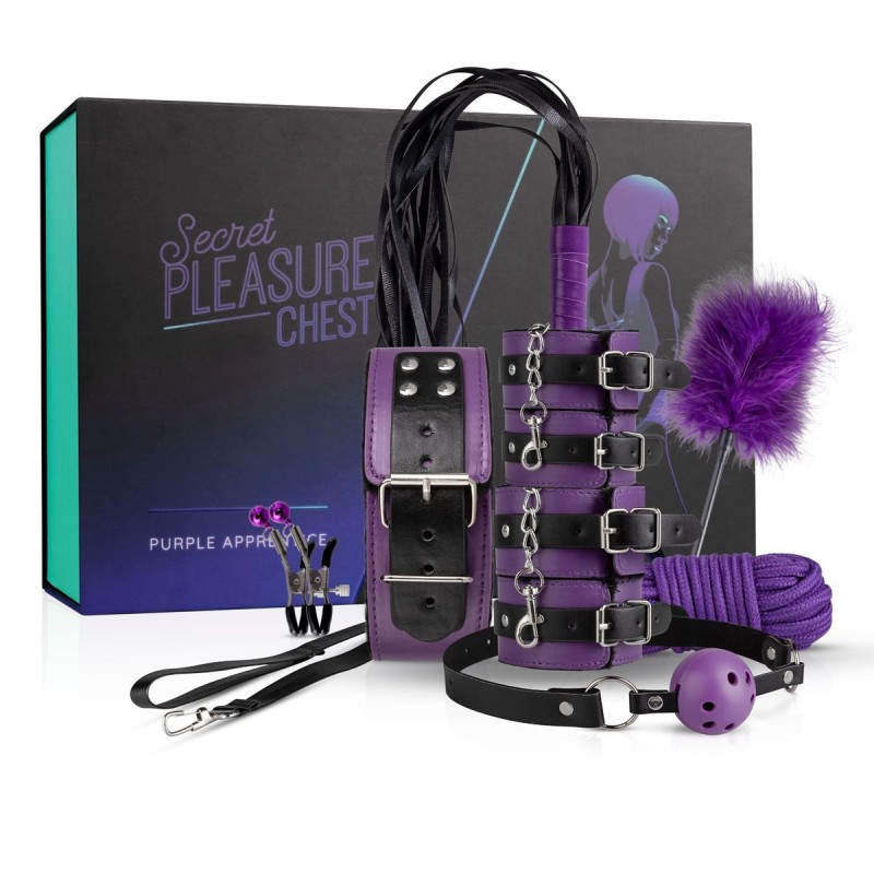 Geheime Plezier Kist - Purperen Leerling Geheime Plezier Kist - Purperen Leerling