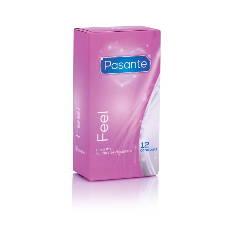 Prezervatyvai Pasante Sensitive Feel - 12 Prezervatyvų