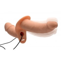 Vibratorius su dvigubais diržais Power Pegger