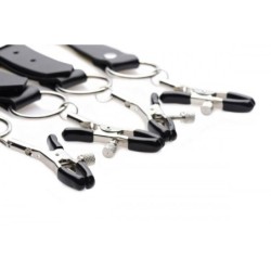 Correias separadoras de lábios com grampos