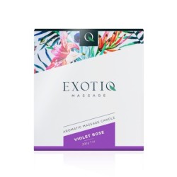 Bougie de Massage Exotiq Violet Rose - 200g