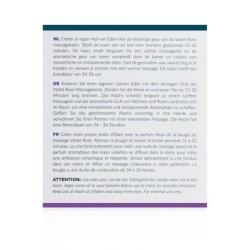 Exotiq Violetti Ruusu Hierontakynttilä - 200g