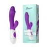 Vibrador de Coelho Realista - Roxo