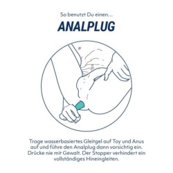 Anale plug met elektrostimulatie Rocking Force S
