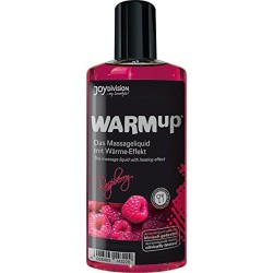 Aceite de masaje WARMup de frambuesa - 150 ml