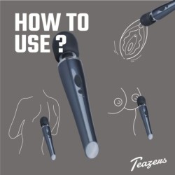 Vibrador Black Lightning Wand