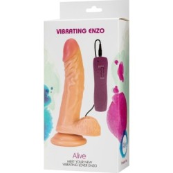 Enzo Realistische Penis Vibrator 21 Cm