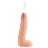 Kaksitiheyksinen ejakuloiva dildo - 25 cm