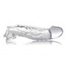 Funda para pene curvada y extensora transparente