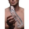 Guaina per pene curva ed estensiva trasparente