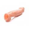 Funda per a penis corbada, allargadora de color carn