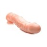 Funda per a penis corbada, allargadora de color carn