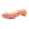 Funda per a penis corbada, allargadora de color carn