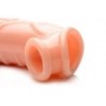 Funda per a penis corbada, allargadora de color carn