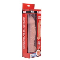 Funda per a penis corbada, allargadora de color carn