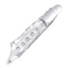 Funda para pene alargadora con protuberancias - Transparente