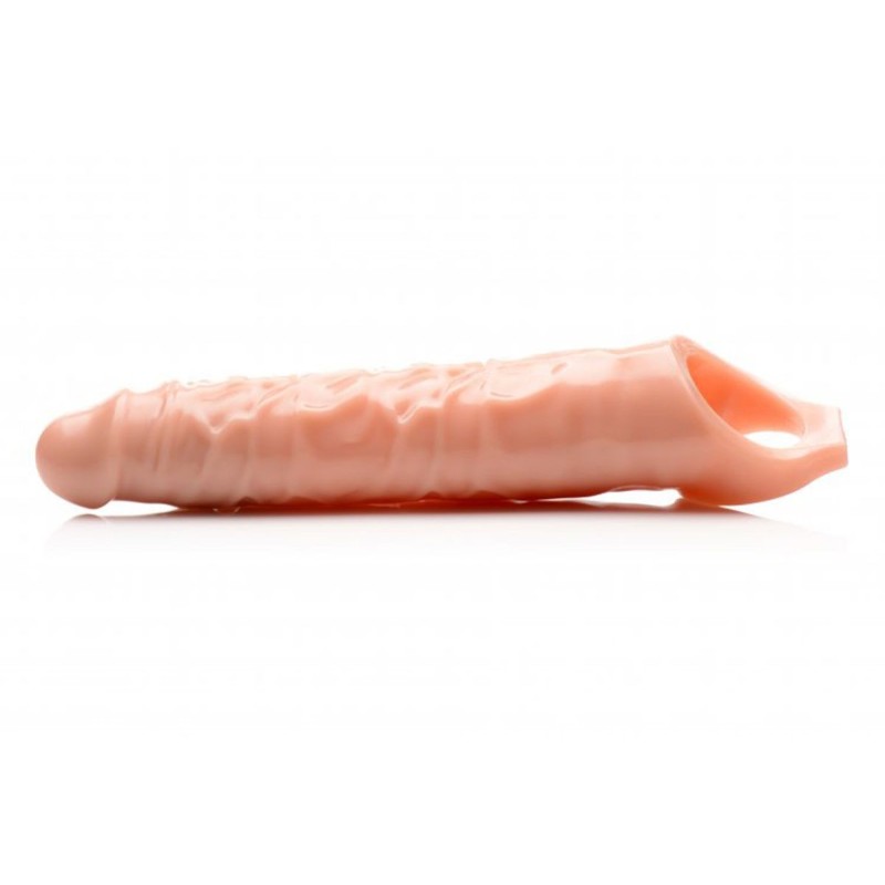 Prolunga per pene con protuberanze - Color carne