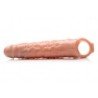 Prolunga per pene con protuberanze - Color carne