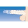 Funda para pene alargadora con protuberancias - Piel clara