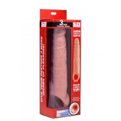 Funda para pene alargadora con protuberancias - Piel clara