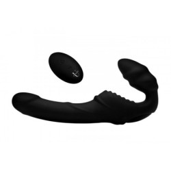 Vibrador con arnés sin correas Pro Rider - Negro