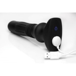 Vibracinis analinis vibratorius su stūmimu Thunderplug