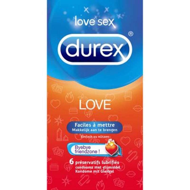 Durex Emoji Love - 6 Τεμάχια