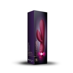 Vibrador conill EveryGirl - Borgonya