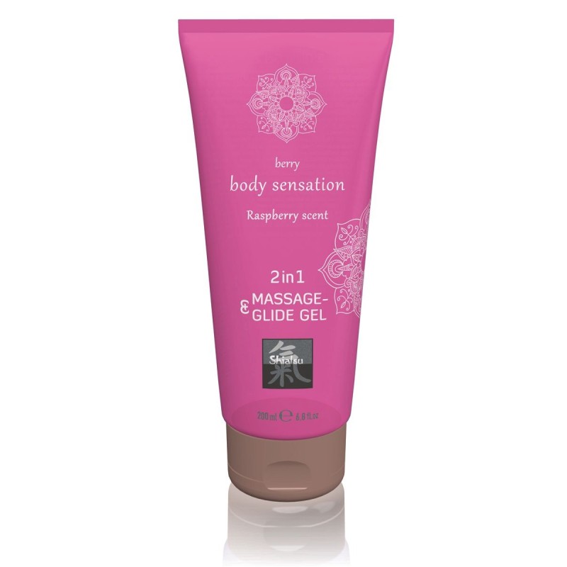 Gel de masaje y deslizamiento 2 en 1 - Frambuesa Gel de masaje y deslizamiento 2 en 1 - Frambuesa
