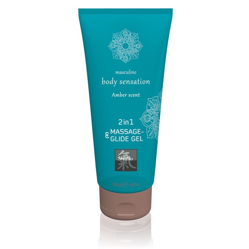 Gel de massatge i lliscament 2 en 1 - Ambre