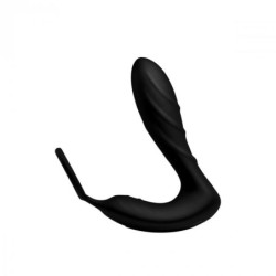 Vibrador de próstata de silicone e arnês com controlo remoto
