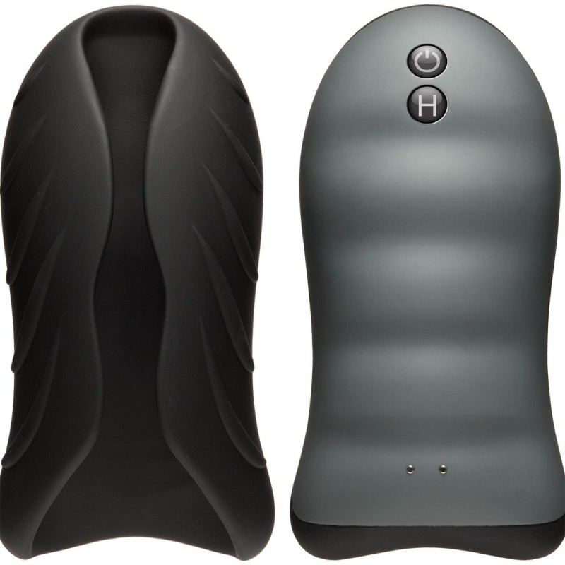 Masturbador de silicone com aquecimento - Vibratório Masturbador de silicone com aquecimento - Vibratório