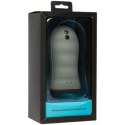 Masturbador de silicone com aquecimento - Vibratório