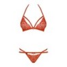 Set Reggiseno e Perizoma - Rosso S/M