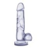 B Yours Dildo Doce e Duro Com Testículos - Transparente